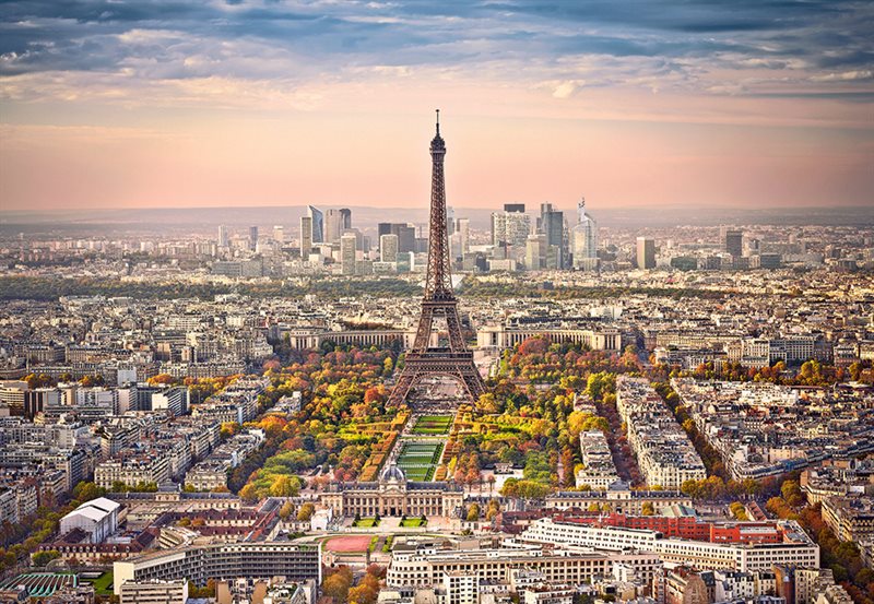 Pussel 1500 bitar Cityscape of Paris